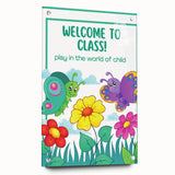 Welcome to Class - Kids Educational Wall Art for Classrooms & Nurseries