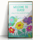 Welcome to Class - Kids Educational Wall Art for Classrooms & Nurseries