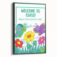 Welcome to Class - Kids Educational Wall Art for Classrooms & Nurseries