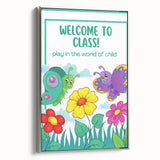 Welcome to Class - Kids Educational Wall Art for Classrooms & Nurseries