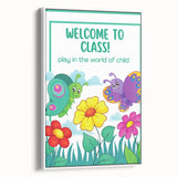 Welcome to Class - Kids Educational Wall Art for Classrooms & Nurseries