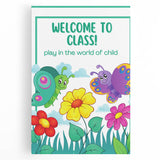 Welcome to Class - Kids Educational Wall Art for Classrooms & Nurseries