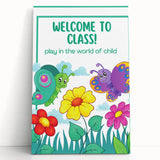 Welcome to Class - Kids Educational Wall Art for Classrooms & Nurseries