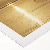 Art deco poster featuring a Mali landscape on rolled canvas, with muted earth tones, suitable for dining room wall art.