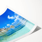 Extra large rolled print featuring line art flowers and vibrant floral art, ideal for large living room wall decor.