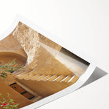 Extra large wall art featuring a line art design of flowers in monochrome, ideal for large living room decor.