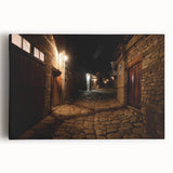 Black and white stretched canvas featuring a large Asian scenery, ideal for kitchen wall art.