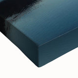 Black and white landscape art painting of Mount Fuji on a large stretched canvas, ideal for bedroom wall decor.