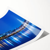 Extra large wall art featuring line art flowers in muted colors on a rolled print, ideal for large living room decor.