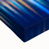 Large art of Seoul landscape in black and white tones on stretched canvas, ideal for bedroom decor.