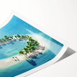 Extra large wall art featuring line art flowers in muted green tones on a rolled print, suitable for large living room decor.