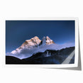 Rolled canvas print of Mount Everest with pastel shades, ideal for art wall dining room.