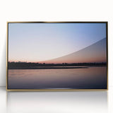 Large art print of a scenic Nepalese landscape in muted gold tones on a framed acrylic, suitable for modern art wall decor.