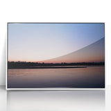 Acrylic print of a serene Nepalese landscape in soft earth tones, ideal for modern art wall decor.