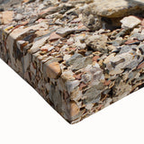 Black and white landscape art painting of a serene Pakistani scenery on stretched canvas, ideal for bedroom wall art.