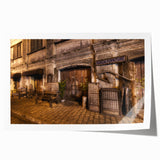 Extra large wall art featuring a serene Philippines landscape with lush greenery and a distant mountain.