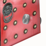 Large abstract depiction of the Singapore skyline in muted gray and blue tones on acrylic glass, ideal for dining room art.