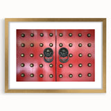 Extra large wall art featuring an abstract textured print of the Singapore skyline in muted gold and gray tones on a framed…