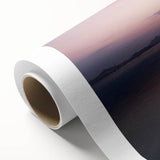 Art Deco style poster of Sri Lankan scenery in pastel colors on rolled canvas, ideal for nursery wall art.