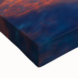 Black and white landscape art painting of a Taiwan scenery on stretched canvas, ideal for bedroom wall art.