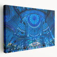 Large canvas print depicting a scenic Turkish landscape in rich earth tones, ideal for kitchen wall art.