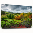 Acrylic glass print of Adelaide scenery with soft blue and green tones, ideal for bedroom or dining room decor.