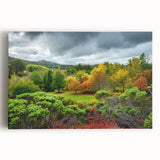 Black and white stretched canvas of Adelaide skyline, ideal for kitchen wall art.