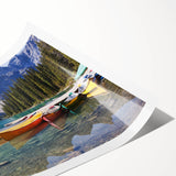 Extra large rolled print of line art flowers in muted earth tones, ideal for large living room wall art.