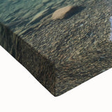 Large art of a black and white Alberta landscape on stretched canvas, suitable for bedroom wall decor.