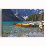 Black and white photograph of Alberta scenery on stretched canvas, ideal for kitchen art.