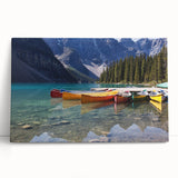 Black and white photograph of Alberta scenery on stretched canvas, ideal for kitchen wall art.