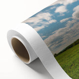 Art Deco poster of New Brunswick scenery in pastel shades on rolled canvas, ideal for nursery wall art.