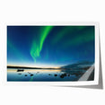 Extra large rolled print of Northwest Territories scenery with muted earth tones, ideal for dining room wall art.