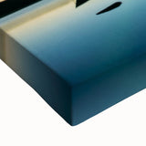 Black and white landscape art painting of Northwest Territories on a large stretched canvas, ideal for bedroom wall decor.