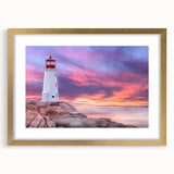 Extra large wall art of abstract Nova Scotia scenery in textured gold frame, ideal for living room decor.