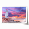 Rolled print of Nova Scotia scenery with vibrant green tones, ideal for art wall dining room.
