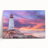 Black and white photo of Nova Scotia scenery on stretched canvas, ideal for kitchen wall art or bedroom.