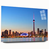 Large abstract depiction of Ontario's scenery in muted earth tones on acrylic glass, suitable for bedroom or dining room art.