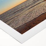 Art deco poster featuring a serene Prince Edward Island landscape in soft pastel colors on rolled canvas.