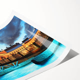 Extra large wall art featuring line art flowers in muted colors on a rolled canvas, ideal for large living room decor.