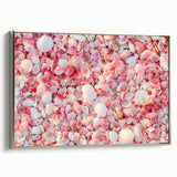 Framed canvas depicting a vintage Caribbean landscape in muted earth tones, ideal for bedroom wall art.