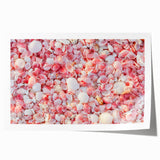 Extra large rolled print of a Caribbean Antigua landscape, featuring vibrant ocean blues and lush greenery.