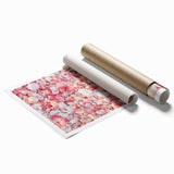 Extra large rolled print of Antigua scenery with vibrant blue and green tones, ideal for classy bathroom wall art.