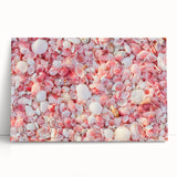 Black and white photo of Antigua's coastline on stretched canvas, suitable as kitchen wall art or bedroom decor.