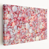 Caribbean Antigua landscape on stretched canvas, featuring blue sea and sky tones, ideal for kitchen wall art.