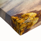 Black and white landscape art painting of Caribbean scenery on stretched canvas, ideal for bedroom wall art.