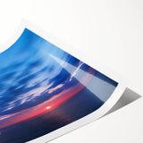 Extra large wall art featuring line art flowers on a rolled canvas, with muted earth tones.