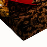 Large art of a black and white Jamaican landscape on stretched canvas, ideal for bedroom wall decor.