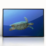 Large abstract wall art of a Caribbean scenery in Saint Lucia.