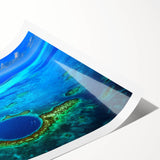 Extra large wall art featuring line art flowers, soft pink and white hues, rolled print, ideal for large living room decor.